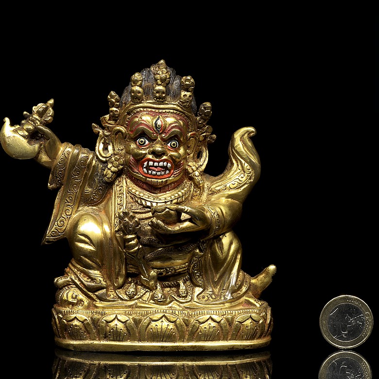 Gilt bronze Buddha, Qing dynasty