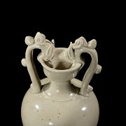 Glazed ceramic vase “Two dragons”, Tang style