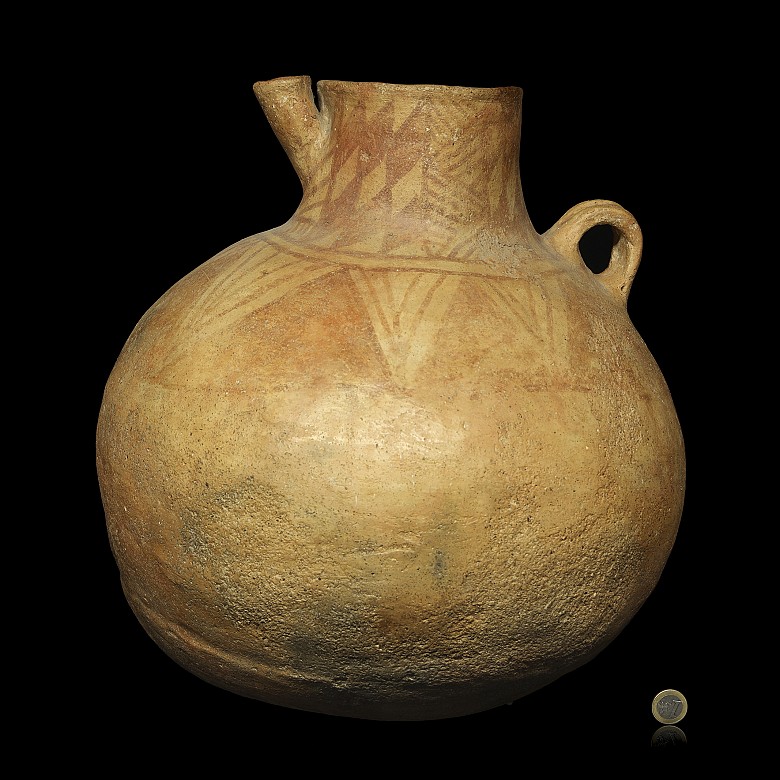 Large rounded ceramic jar, Neolithic (3rd - 2nd millennium B.C.) - 13