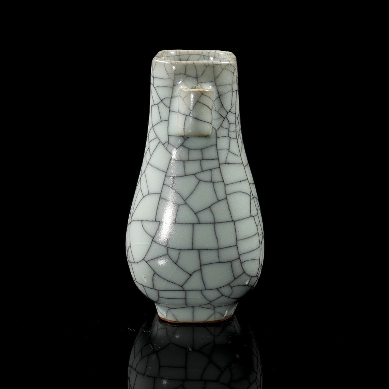 Small ‘Hu’ celadon-glazed vase, Qing dynasty