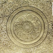 Brass tray, Indonesia