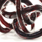 Glass sculpture “Decorative knot”, 20th century - 5