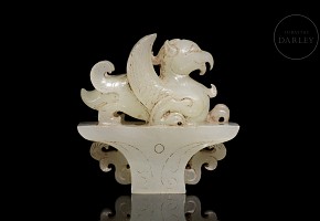 Jade figurine “Phoenix”, Western Han Dynasty