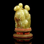 Yellow jade figurine ‘Monks’, Han style