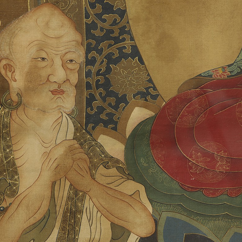 Chinese painting “Shakyamuni”, Qing dynasty