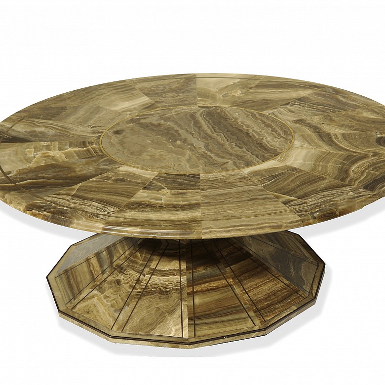 Onyx coffee table, 20th century