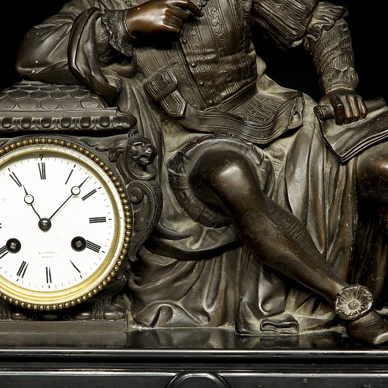 Table clock ‘Reclining Gentleman’, 19th-20th century - 7