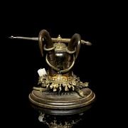 Inkwell ‘Antlers and blown glass’, 18th century