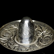 Small Mexican silver hat, 20th century