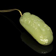 Yellow jade pendant 