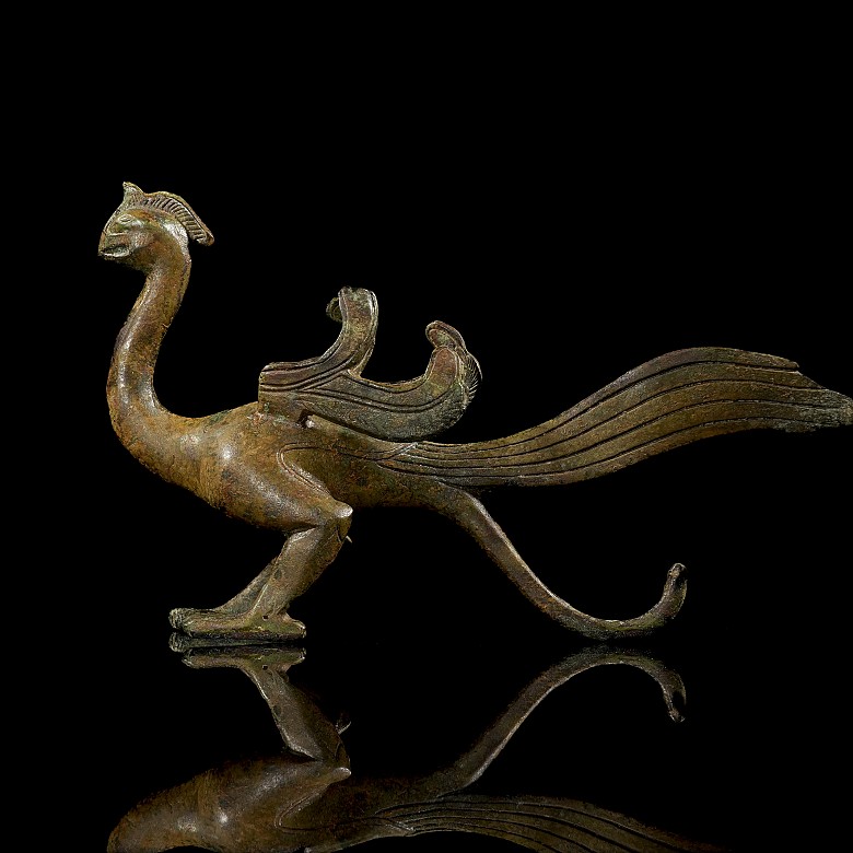 Bronze figure ‘Phoenix Bird’, Qing dynasty