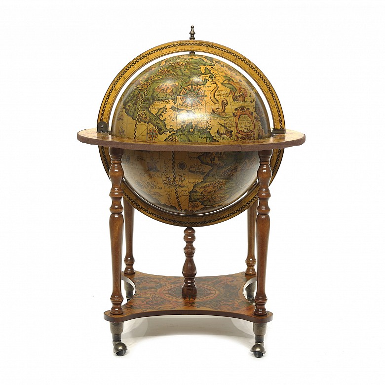 Bar cabinet ‘Globe of the Earth’, 20th century