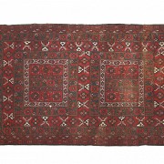 Turkaman woollen carpet, 20th century