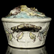 Glazed ceramic tureen, 20th Century