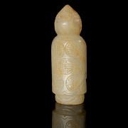 Carved jade figurine ‘Character’, Qing dynasty