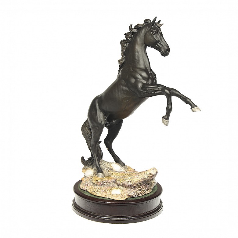 Dos caballos England Beswick Porcelain y Royal Doulton England