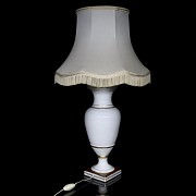 Porcelain floor lamp, 20th century