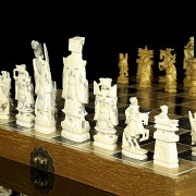 Ivory chess set, 20th Century - 7