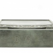 Piedra de entintar, dinastía Qing