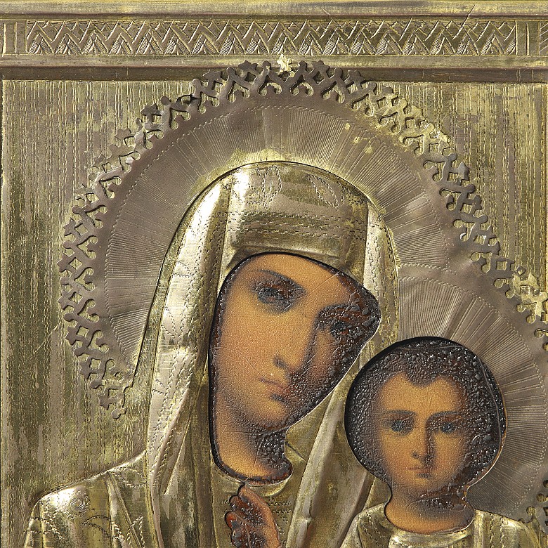 19th century Russian School ‘Virgin of Kazan’ - 2