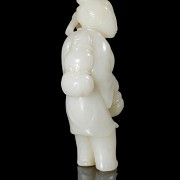 Carved jade figurine ‘Labrador’, Qing dynasty