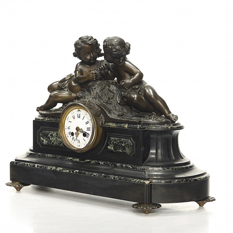 Reloj de repisa de Jean-Jacques Feuchere (1807-1852) 