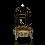 Birdcage with automaton songbird, 19th - 20th century