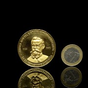 Gold medal coin ‘Fiftieth Anniversary of the Plan of Guadalupe’, Mexico