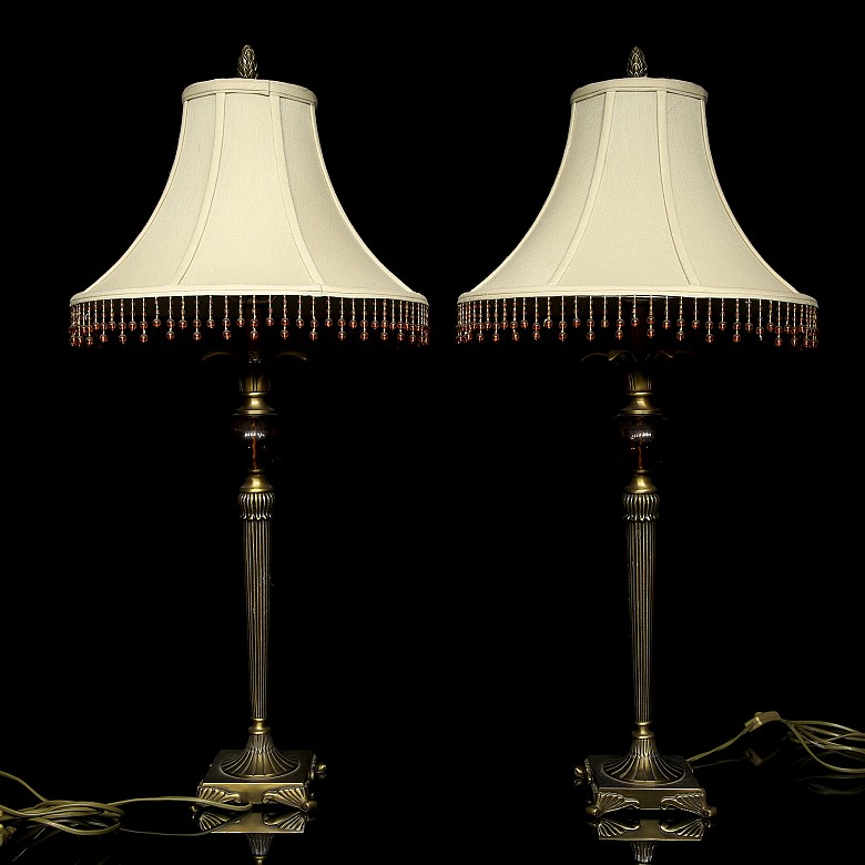 Almerich ‘Pair of lamps’, 20th century