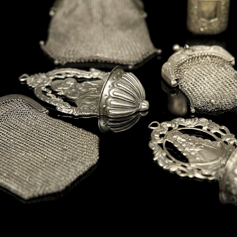 Small silver objects, 19th - 20th century