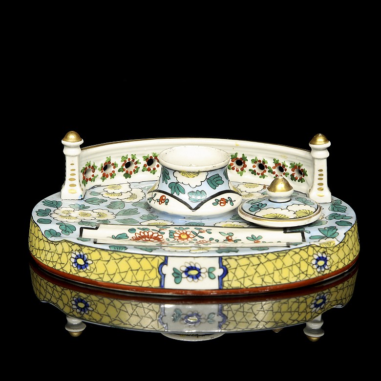 Escribanía Limoges Chinoiserie 