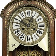 Louis XV style two-part clock, 20th century