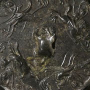 Bronze mirror ‘Beasts’, Tang dynasty