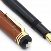 Montblanc frederich schiller fountain pen, limited series no. 16655/18000, Germany.