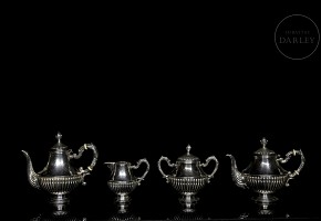 Spanish silver tea and coffee set, 20th century