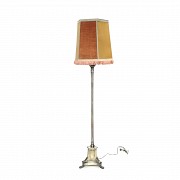 Almazán silver-plated bronze floor lamp, 20th century - 8