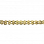 Belt with silver gilt buckle, Indonesia, early 20th century