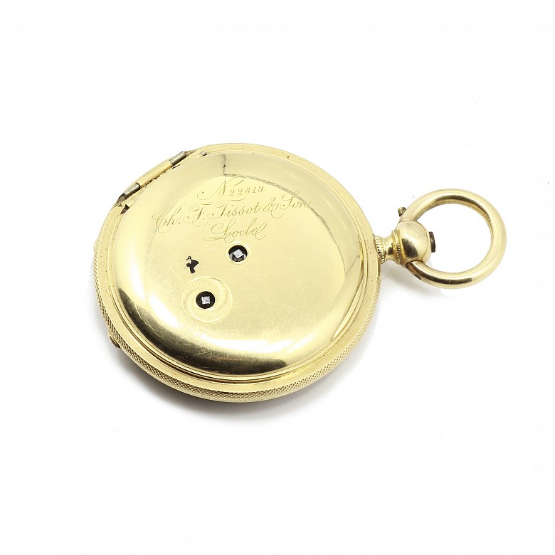 18k gold pocket watch