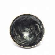 Ceramic bowl with black glaze, Song style