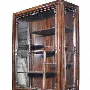 A Hongmu wooden sideboard-display cabinet, 20th century