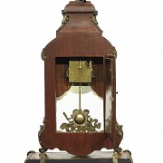 Louis XV style two-part clock, 20th century