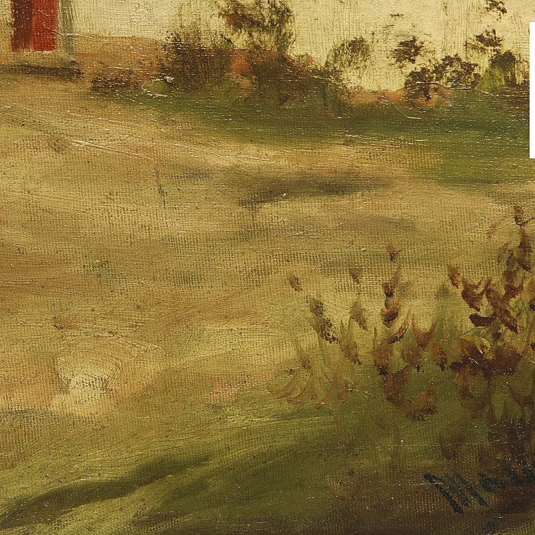 Martinu (19th century) ‘Façade of a farmhouse’