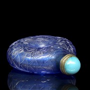 Glass snuff bottle ‘Fishes’, 20th century - 5