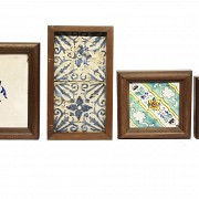 Lot of tiles, ca.1800