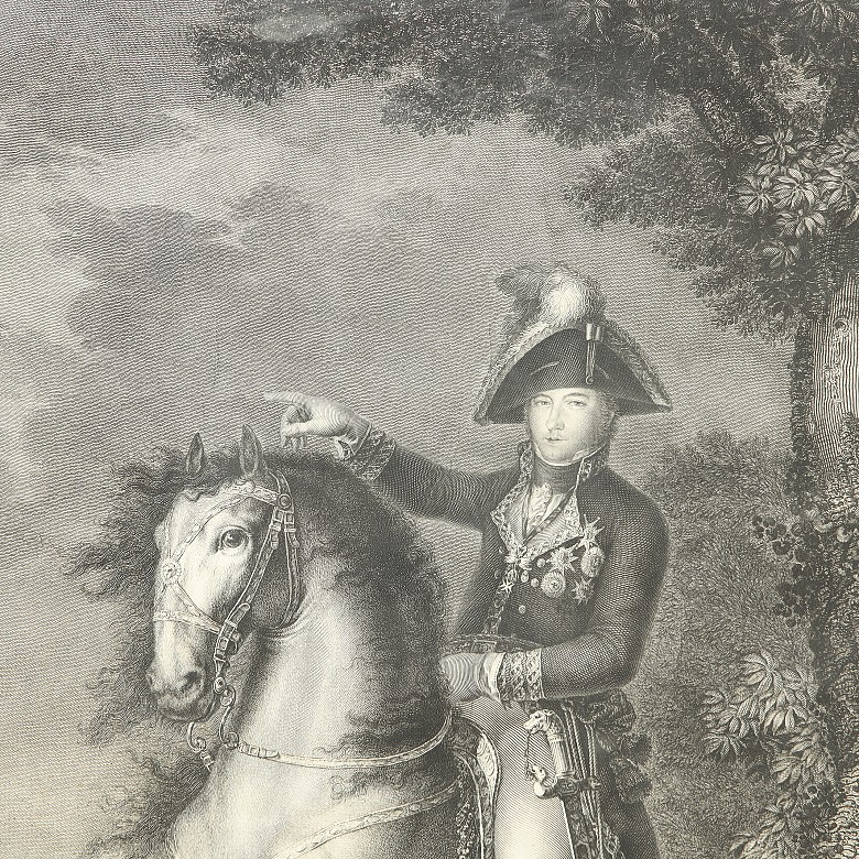 José Rivelles (1777-1835) ‘Engraving of Napoleon’ - 2