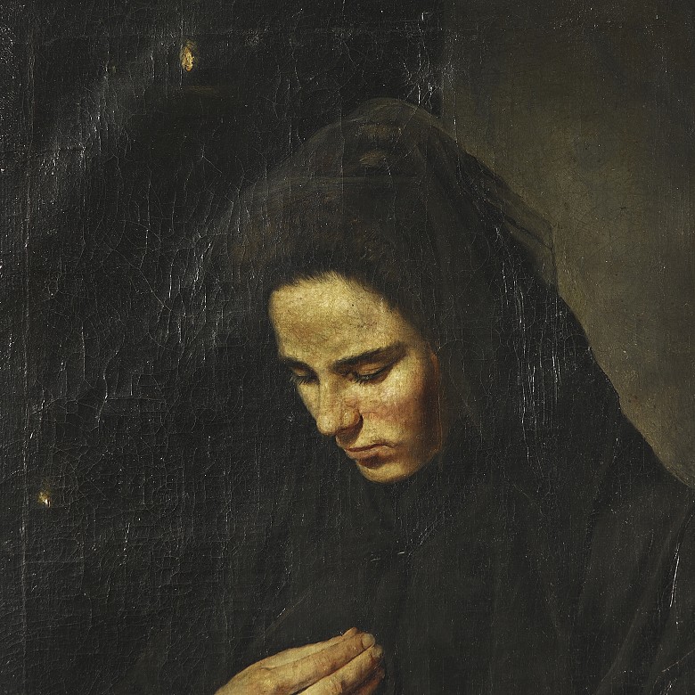 Santiago Satorre Botella (19th century) ‘The Prayer’, 1897