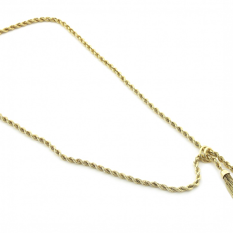 Gargantilla de oro amarillo 18 k