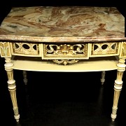 Coffee table in lacquered wood, Italy, 20th century