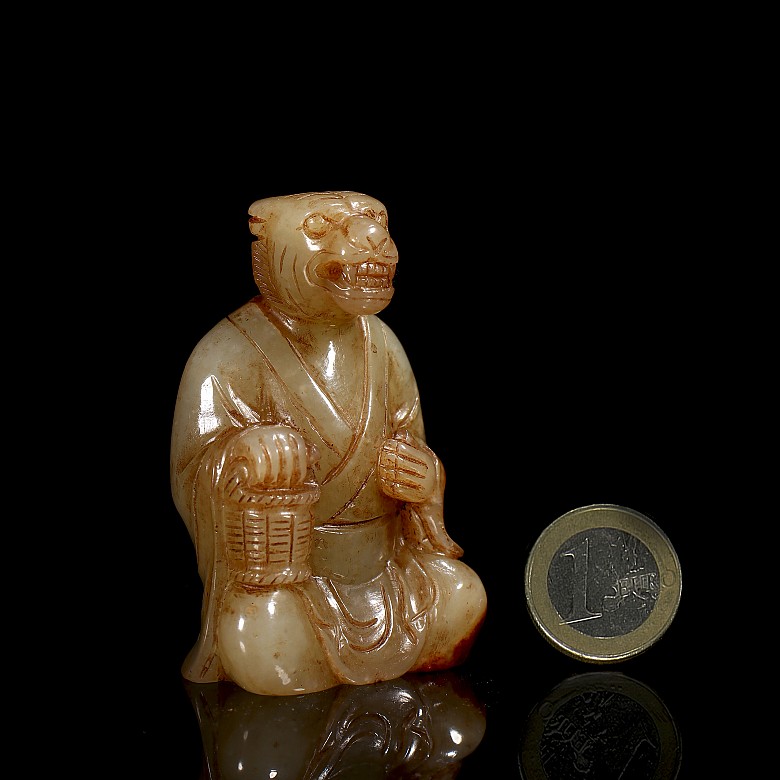 Set of Hetian jade figurines “The twelve signs of the zodiac”, Qing dynasty