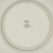 Pair of porcelain plates, JWK Carlsbad Bavaria, 20th century